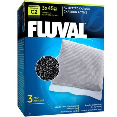 Fluval C2 Carbon, Replacement Aquarium Filter Media, 3-Pack