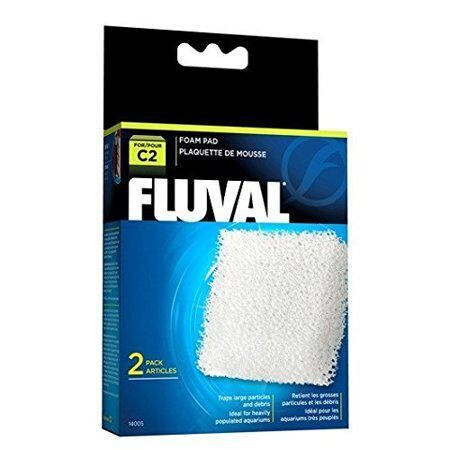 Fluval C2 Foam Pad, Replacement Aquarium Filter Media, 2-Pack