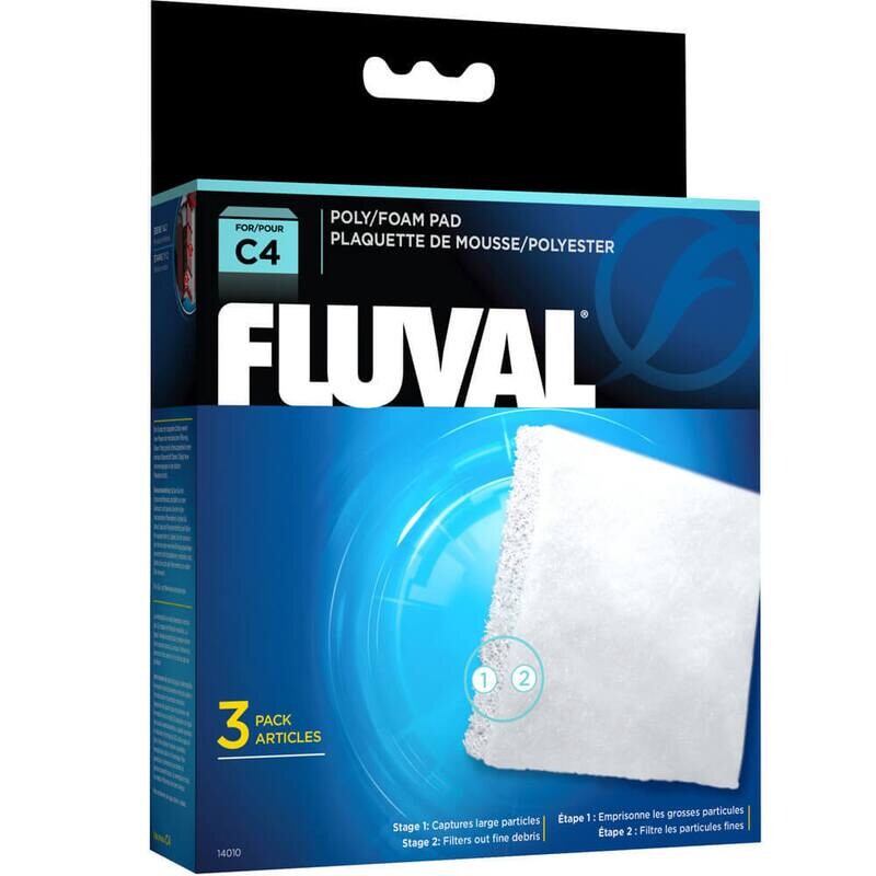 Fluval C4 Poly Foam Pad (3 Pack)