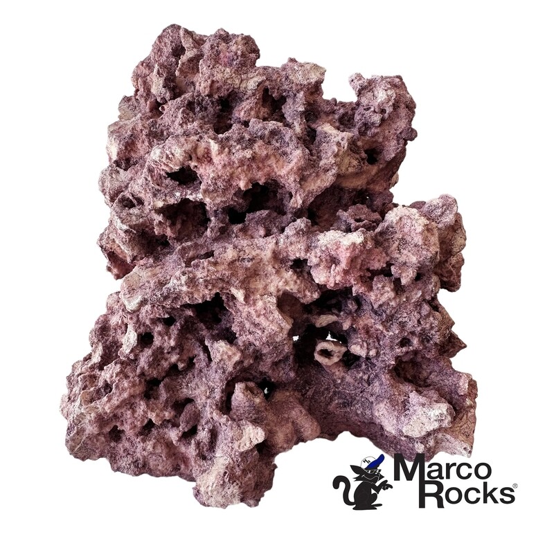 MarcoRocks Coralline Rock Reef Saver 20lbs box