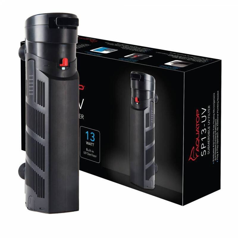 AQUATOP SP13-UV 395 GPH Internal Filter w/ 13W UV Sterilizer