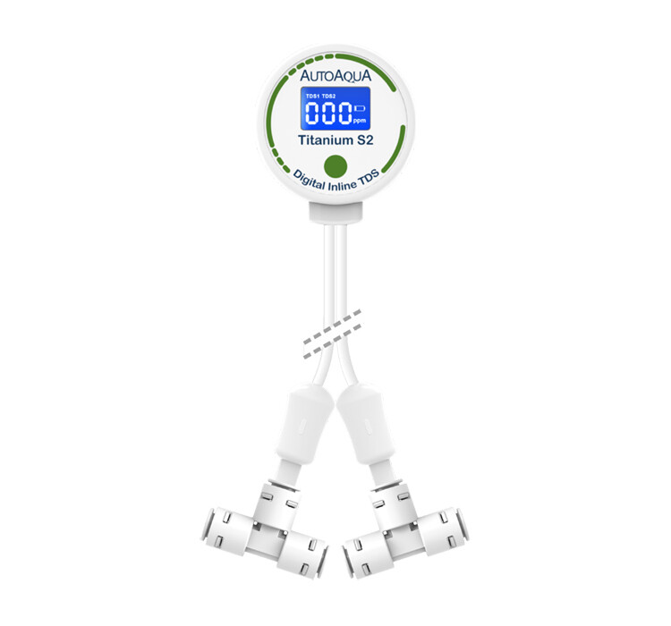 AutoAqua Digital Inline TDS - Titanium S2