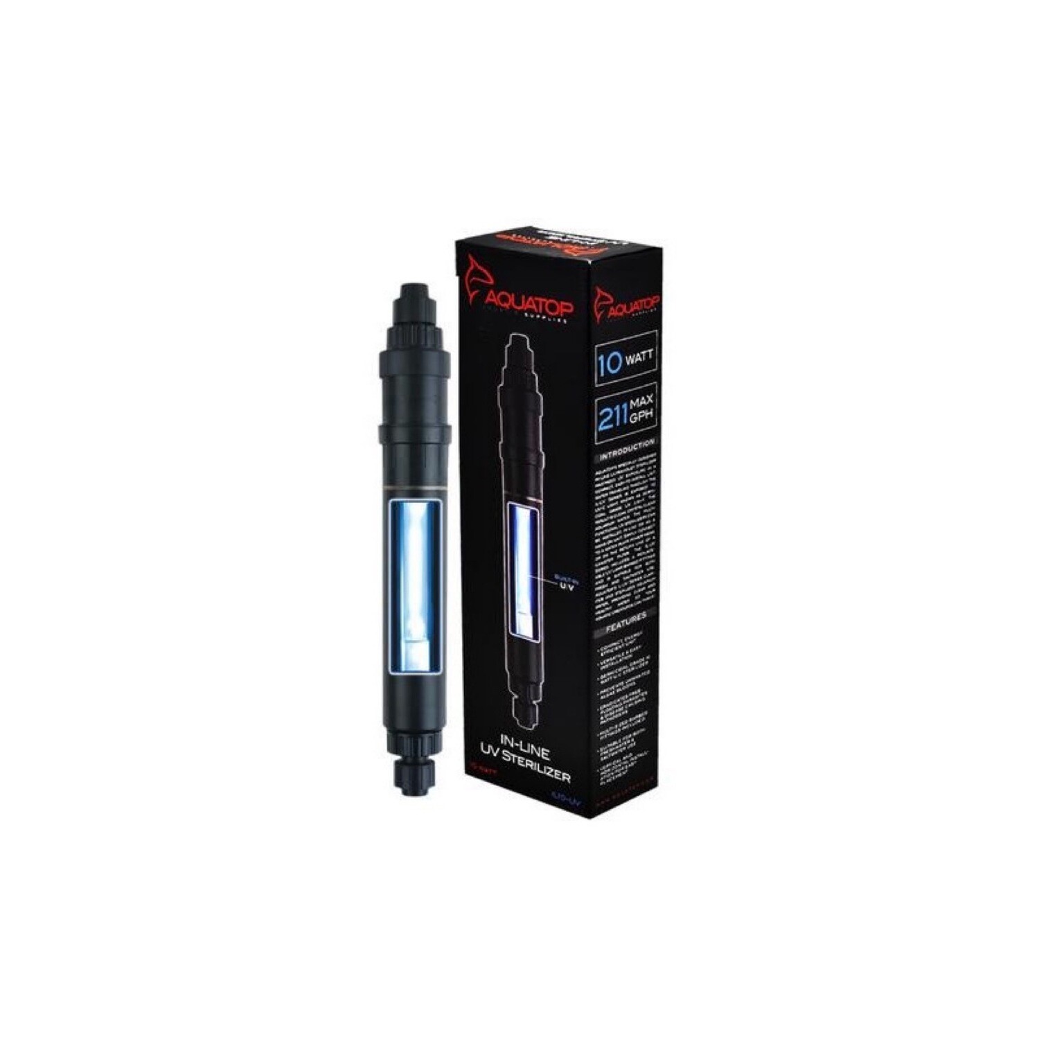 Aquatop In-Line Ultraviolet 10 Watt Sterilizer