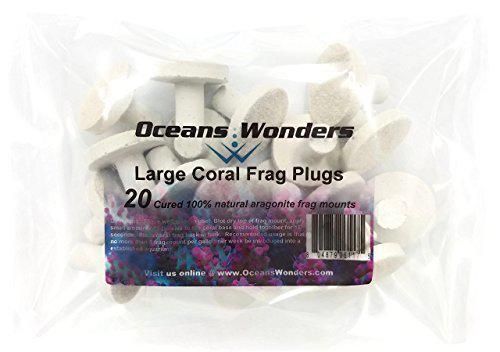 Oceans Wonders 20-Piece 1.25” Coral Frag Plugs