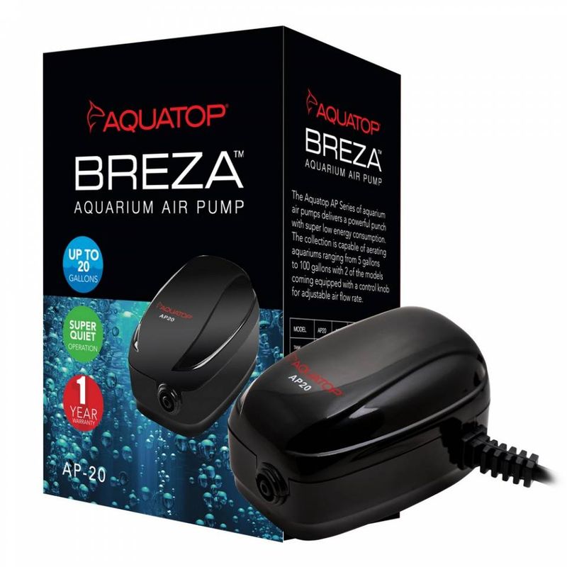 Aquatop Breza Aquarium Air Pump Single Outlet - AP20