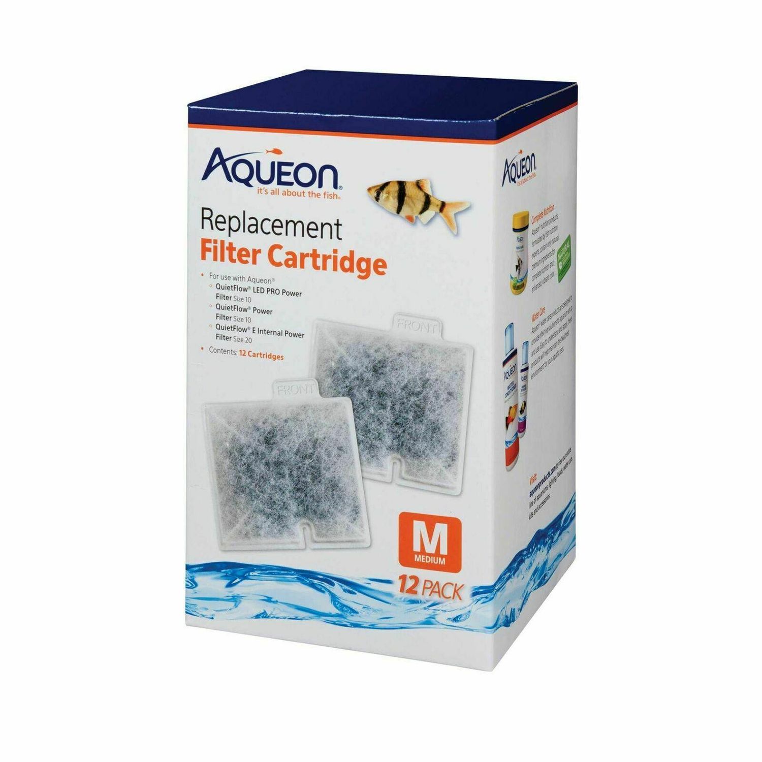 Aqueon Replacement Aquarium Filter Cartridges Medium Medium 3pk