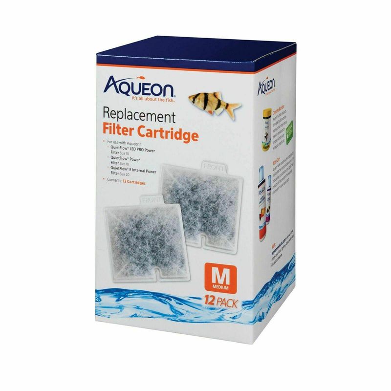 Aqueon Replacement Aquarium Filter Cartridges Medium Medium 3pk