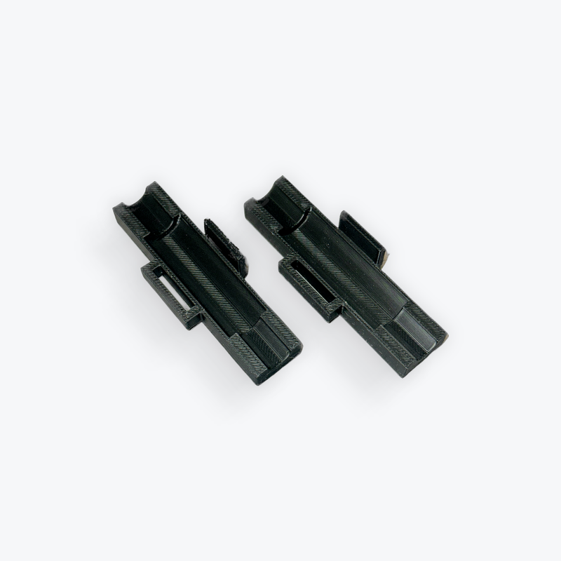 DC adapter coupler lock - 3D printed