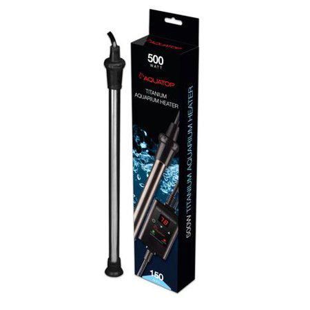 Aquatop 500 Watt Titanium Aquarium Heater with Digital Controller