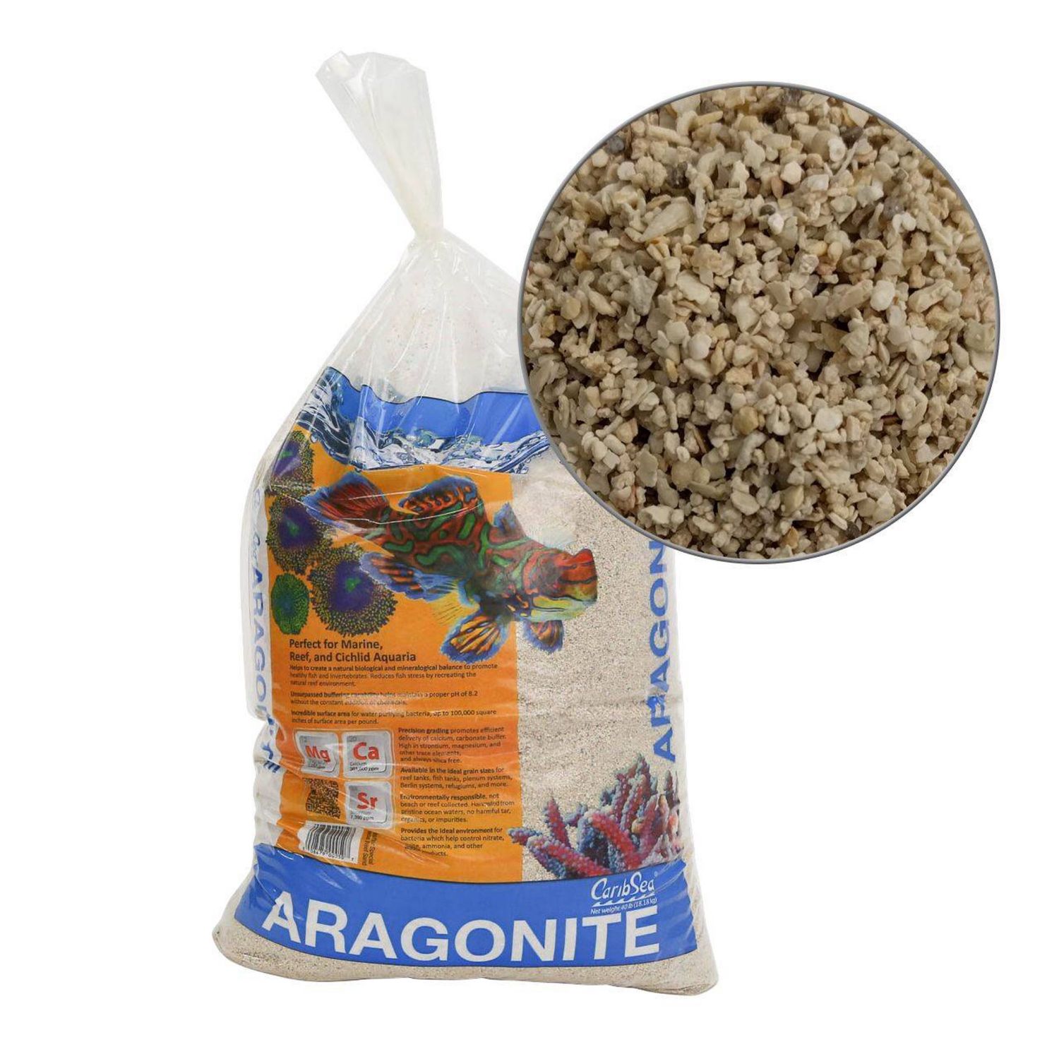 Caribsea Aragonite Seaflor Special 40 lbs