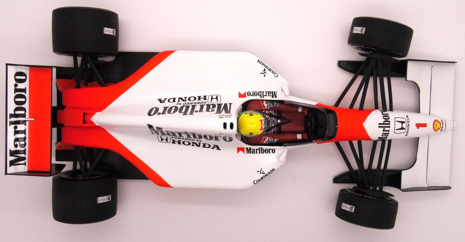 1992 Minichamps Marlboro McClaren Honda MP4/7 A Senna - 1/18