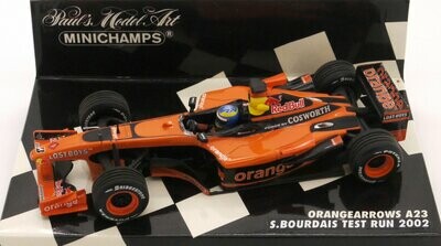 2002 Minichamps Arrows A23 S Bourdais test car 1/43 scale