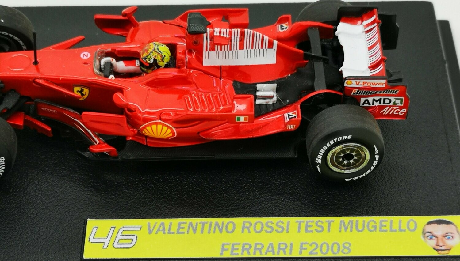 Hot HotWheels 1/43 Ferrari F2008 #1 Kimi Raikkonen フェラーリ キミ