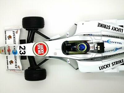 BAR HONDA ミニカー 1/18 2000 Minichamps Lucky Strike BAR Honda 002 R Zonta -1/18 scale