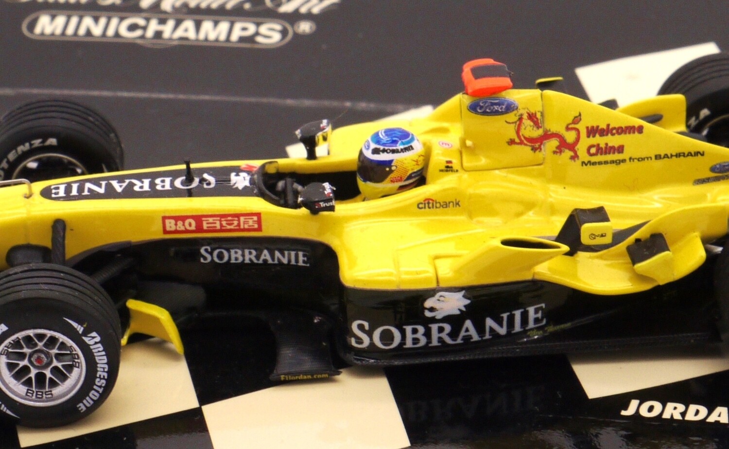 2004 Sorbraine Jordan EJ14 N Heidfeld Chinese GP 1/43 scale