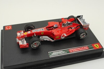 2005 Hotwheels Marlboro Ferrari F2005 M.Schumacher Bahrain gp 1/18