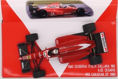 1/43 TAMEO BMSダラーラ189 完成品 1/43 BMSダラーラ189 | しましまF1modeling