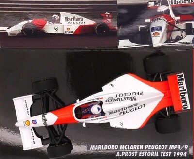 1994 Minichamps Marlboro Mclaren MP4/9 A.Prost Test car 1/43 scale