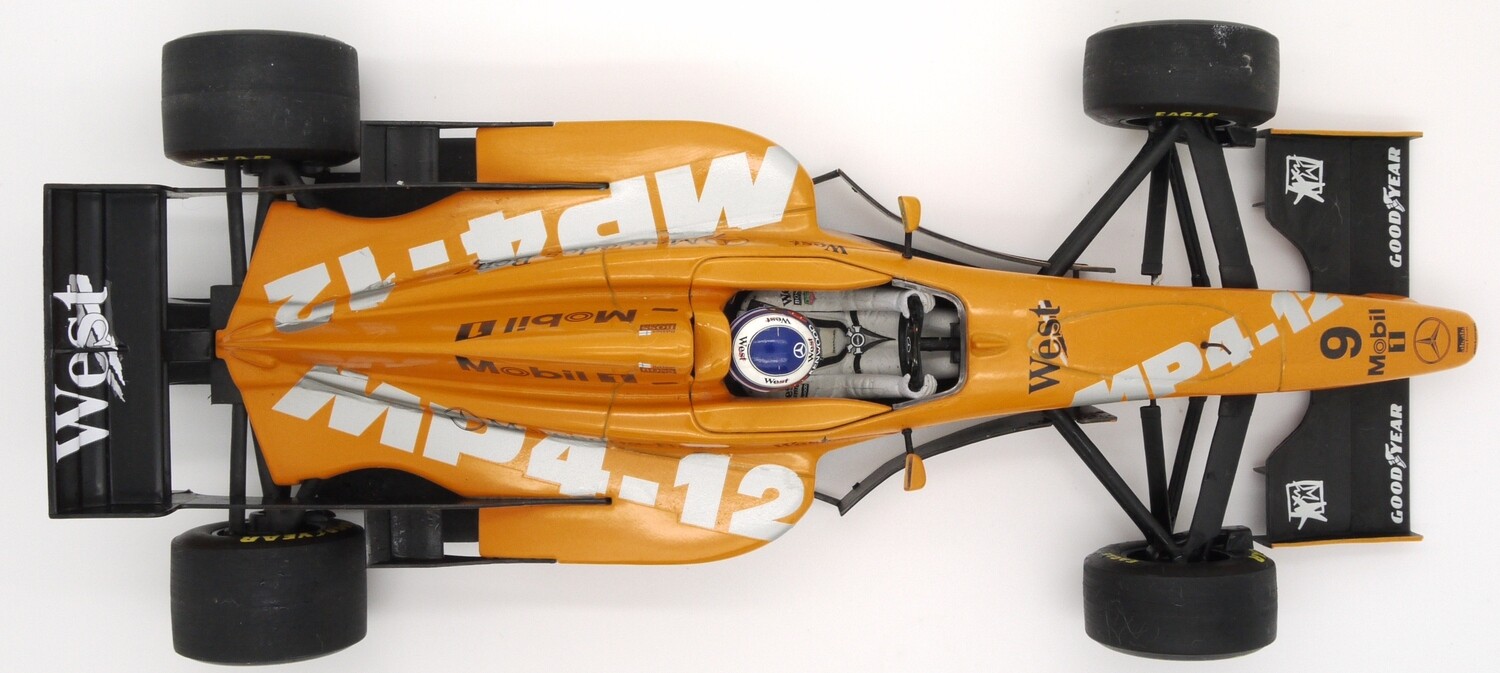 1997 Minichamps West McLaren MP4/12 M Hakkinen Test car -1/18 scale