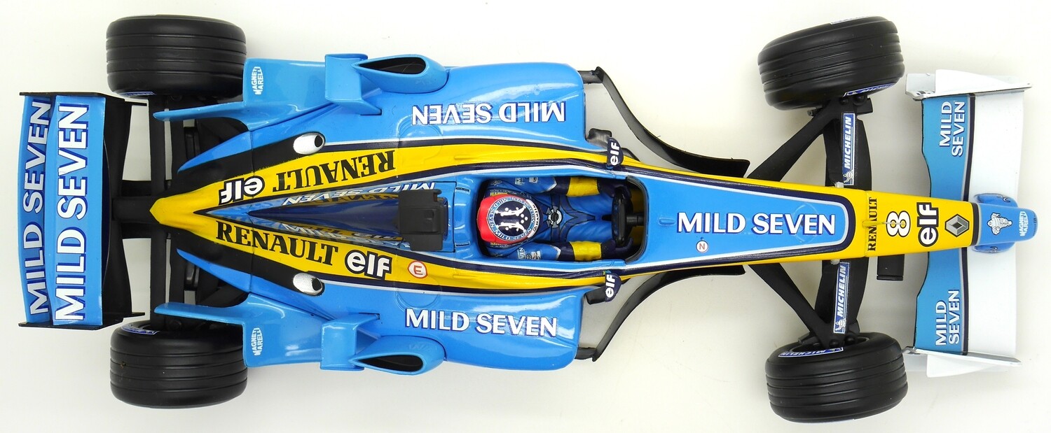 2003 Hot-Wheels Mild Seven Renault R23 F.Alonso - 1/18 scale