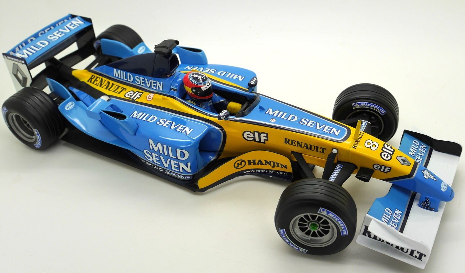【ホットウィール　限定モデル　マイルドセブンルノー　R23 2003年1/18】 Hot Wheels Limited Edition Mild Seven Renault R23 2003 1/18