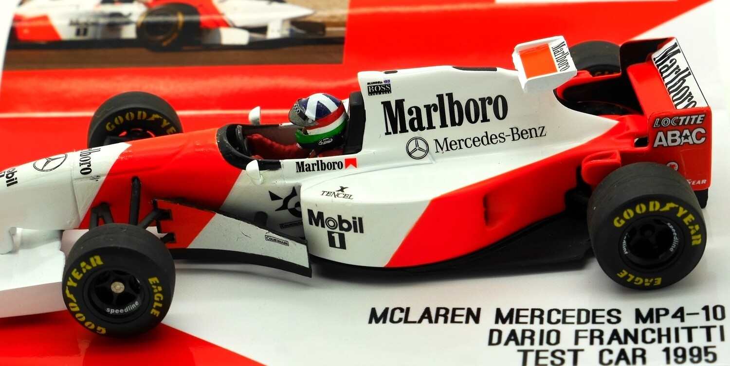 1995 Minichamps Marlboro McLaren MP4/10 D.Franchitti Test