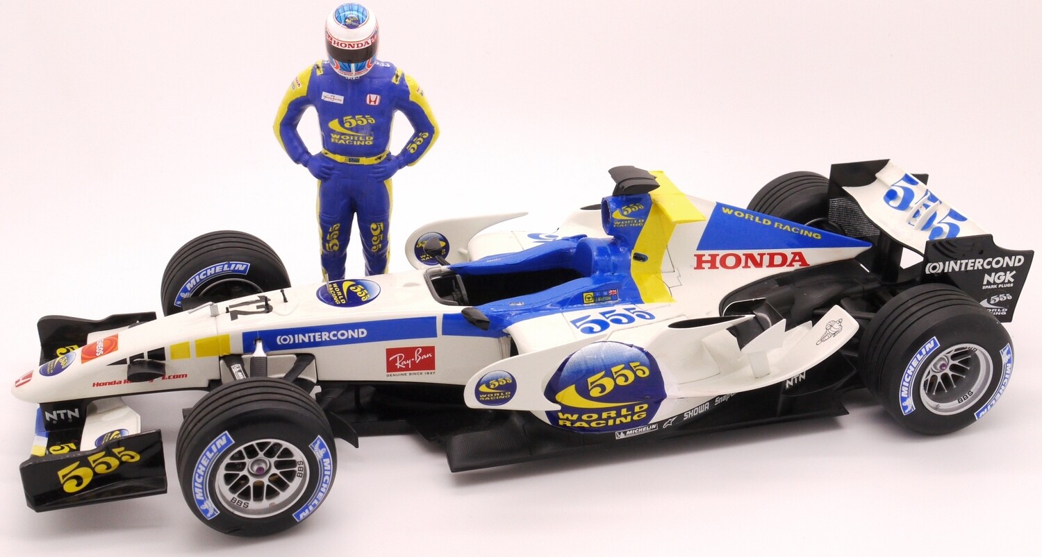 2006 Minichamps 555 Honda RA106 J.Button Chinese gp (Figure