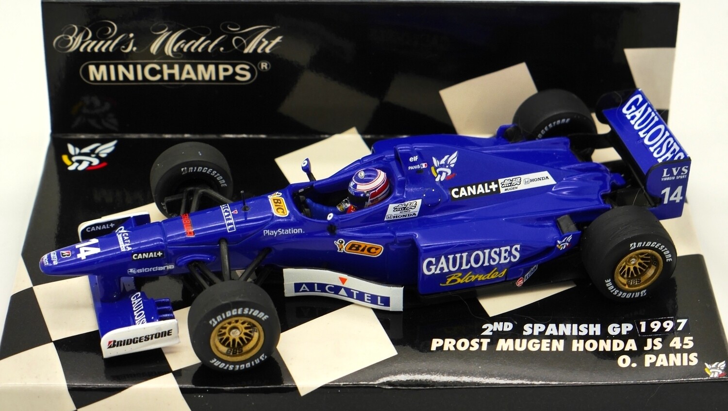 1997 Minichamps Gauloises Ligier JS45 - O Panis 2nd Spanish