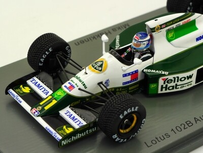 1991 Spark Lotus 102B - M Hakkinen - Australian GP - 1/43 scale