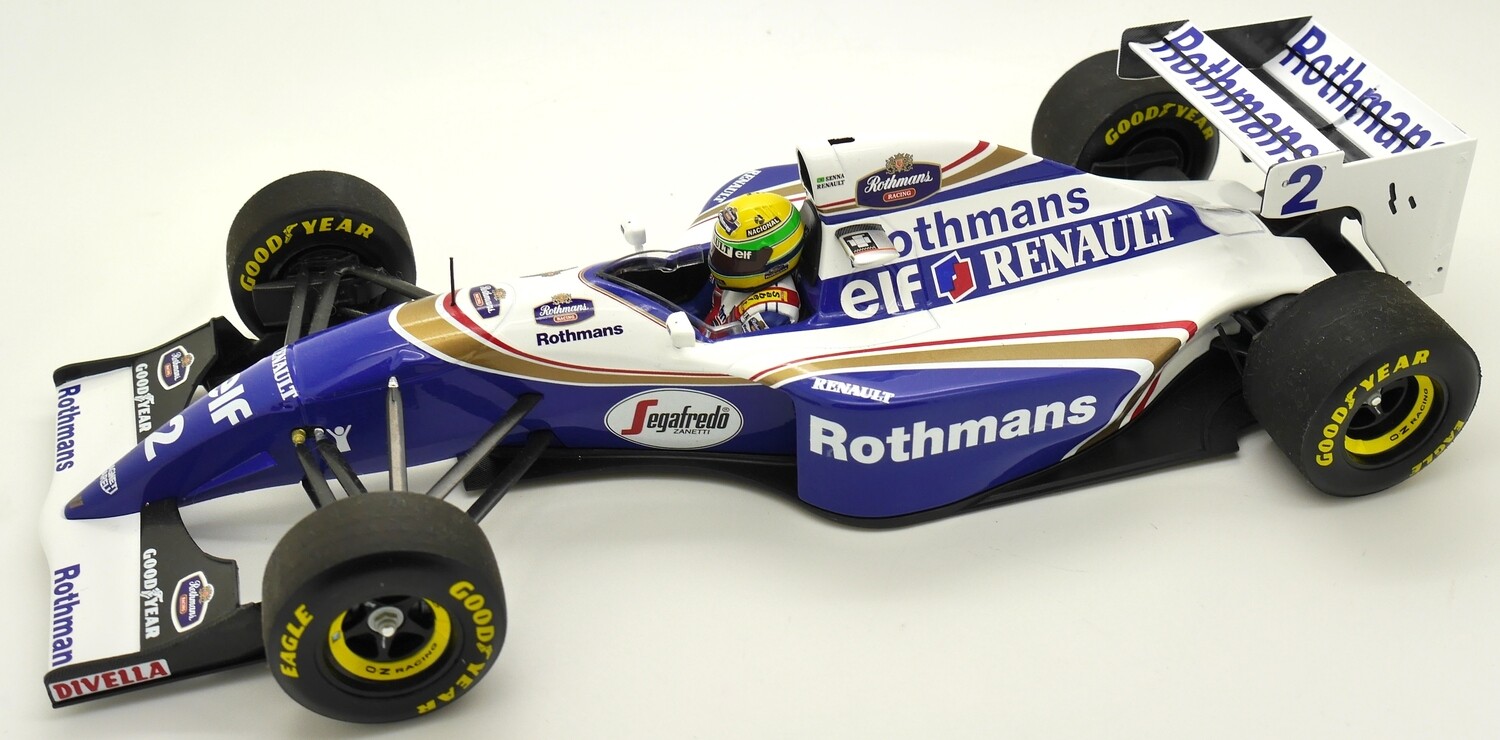ナマズ1/18 ウィリアムズ FW16 ウェザリング Rothmansセナ 1/18 ウィリアムズ FW16 セナ ロスマンズ アイルトンセナ - メルカリ