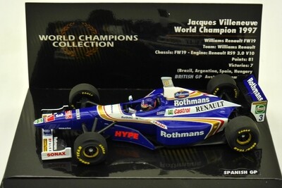 1985 Minichamps Williams Honda FW10 K Rosberg Australian GP - 1/43