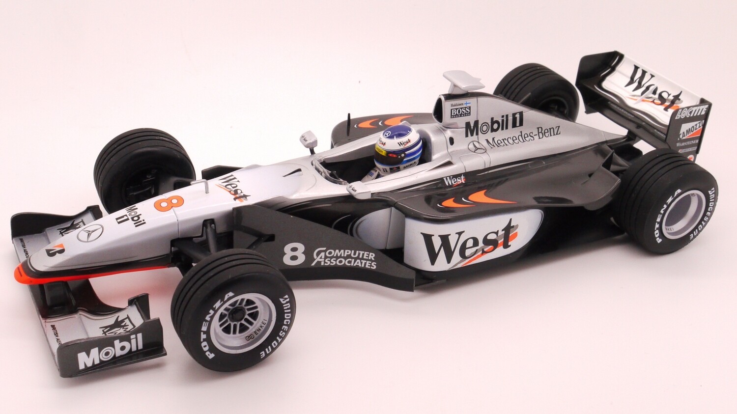 1998 Minichamps West McLaren Mercedes MP4/13 - M Hakkinen -1-18