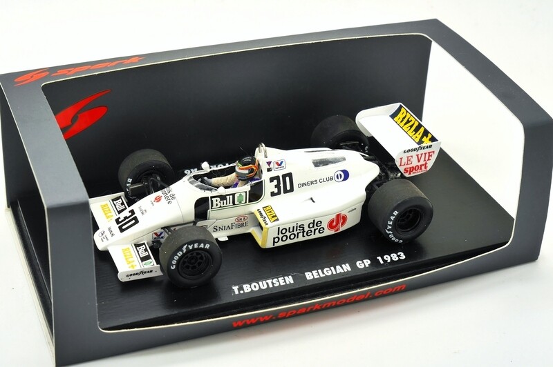 スパーク 1/43 アロウズ A6 1983 F1 イギリスGP #30 T.ブーツェン