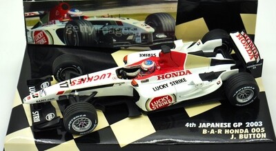 1/43 ホンダ RA108 バトン 日本GP 2008 カスタム品 Amazon | 1/43 ミニチャンプス 京商別注 ホンダ RA108 J.バトン