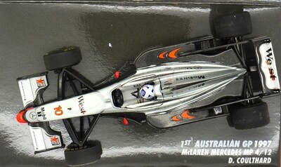 1997 Minichamps West McLaren Mercedes MP4/12 D Coulthard 1st