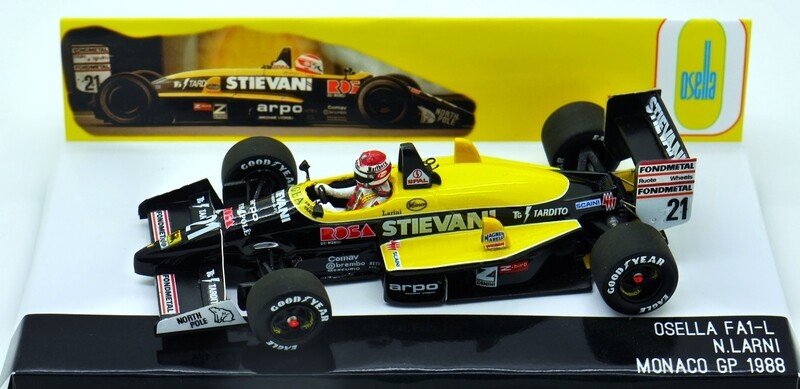 当時モノ タメオ 1/43 オゼッラFA1L 1988 モナコGP Tameo 当時モノ タメオ 1/43 オゼッラFA1L 1988 モナコGP Tameo - メルカリ