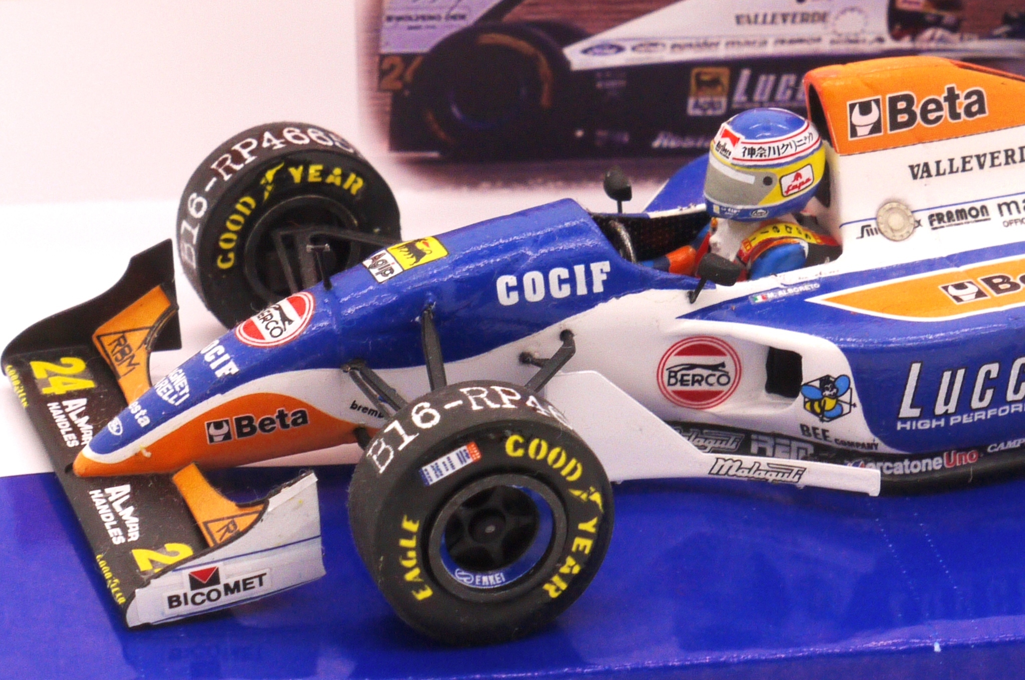 1994 BBR Minardi Ford M194 M.Alboreto 1/43 scale