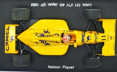1989 Spark Camel Lotus 101 - N Piquet - Japanese GP - 1/43 scale