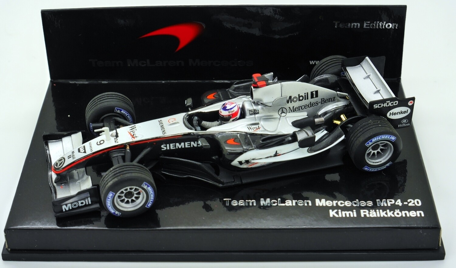 最終価格　ミニチャンプス1/43　マクラーレン MP4-20 ライコネン2005 ED-5269 1/43 マクラーレンMP4-20 2005年日本GP 優勝車 #9 K