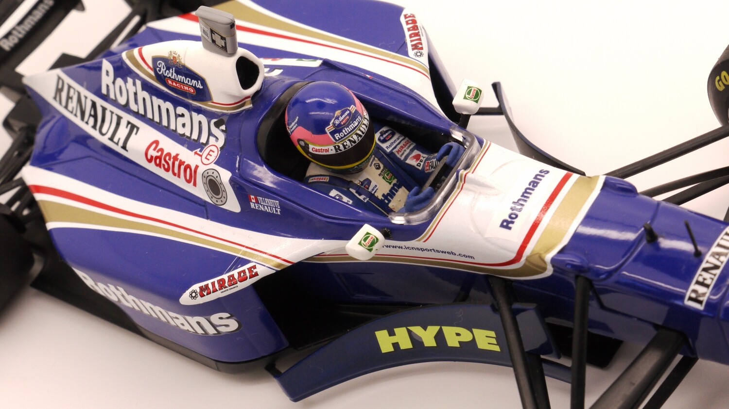 ①1/18 ウィリアムズ FW19 ＃3 J.ビルヌーブ Rothmans仕様 ①1