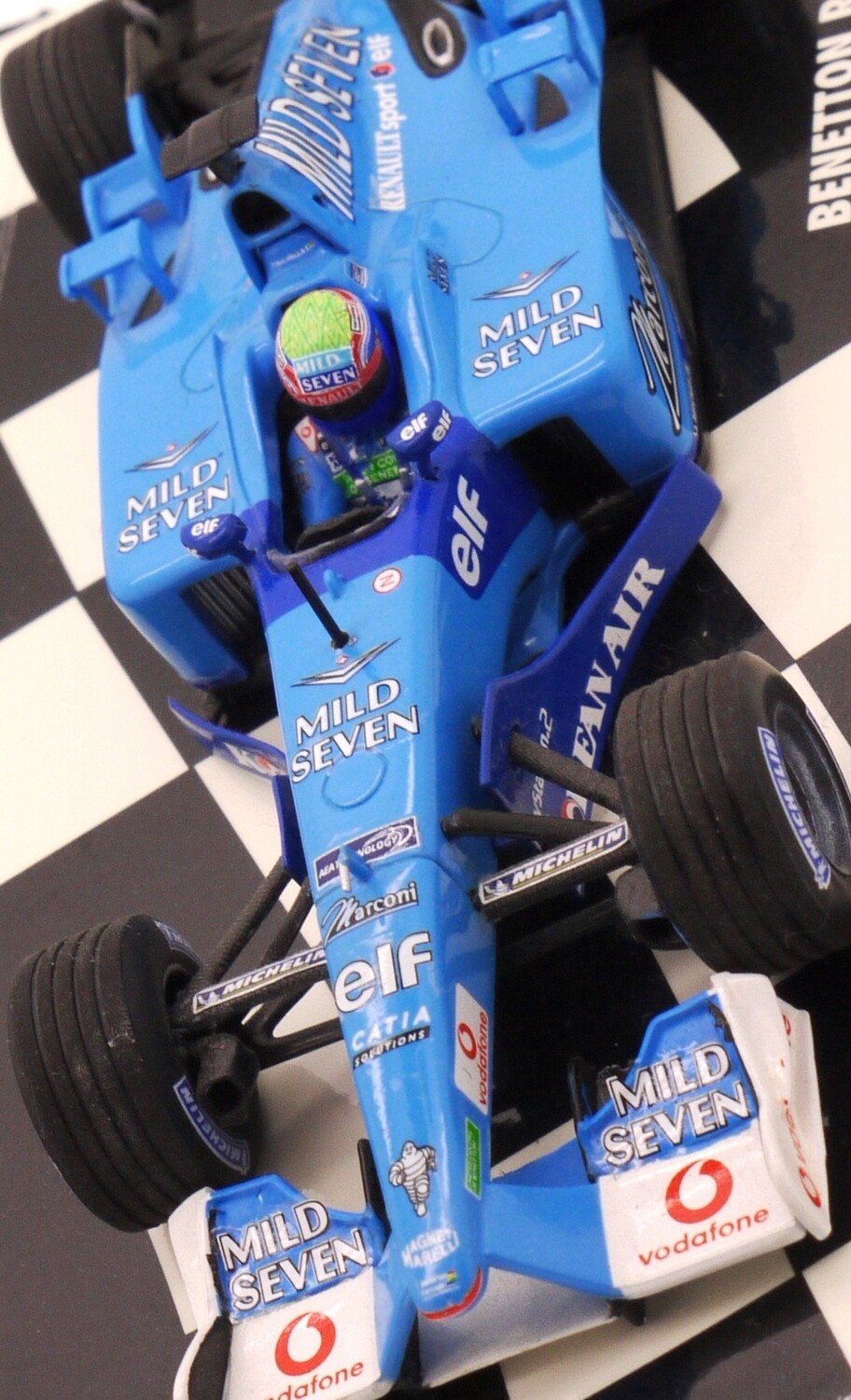 特価 MINICHAMPS (1/18) ベネトン B201 F1 1/18 Jenson Button 2001 Benetton B201 Renault Formula 1