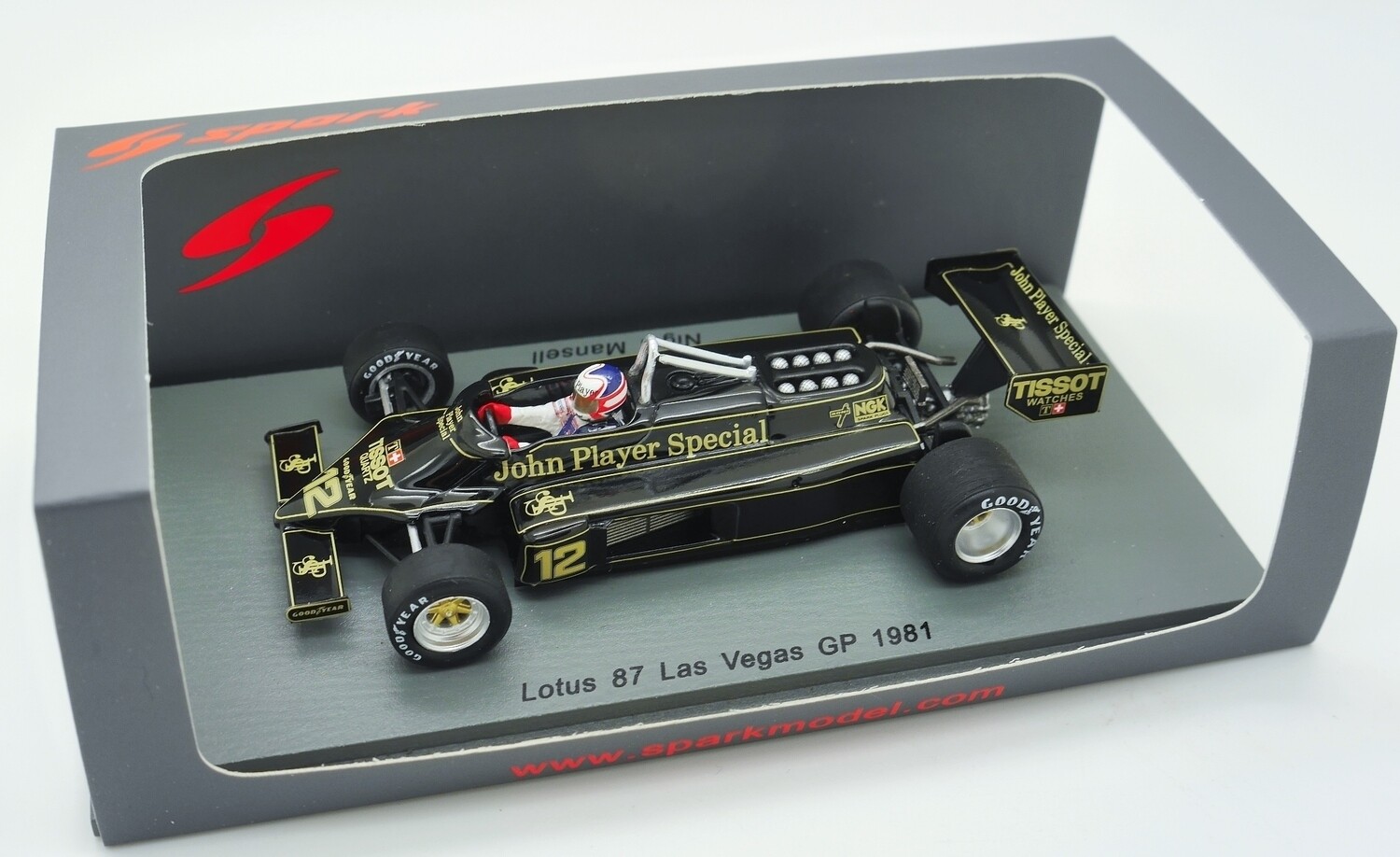 1981 Spark John Player Special Lotus 87 - N Mansell - Las