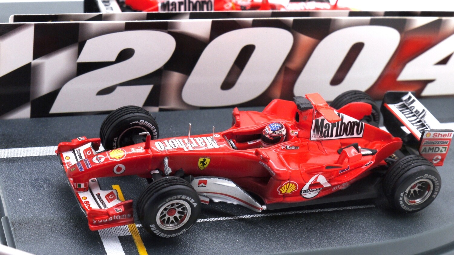 HOT WHEELS 1:43 F1 SCHUMACHER / BARRICHELLO FERRARI