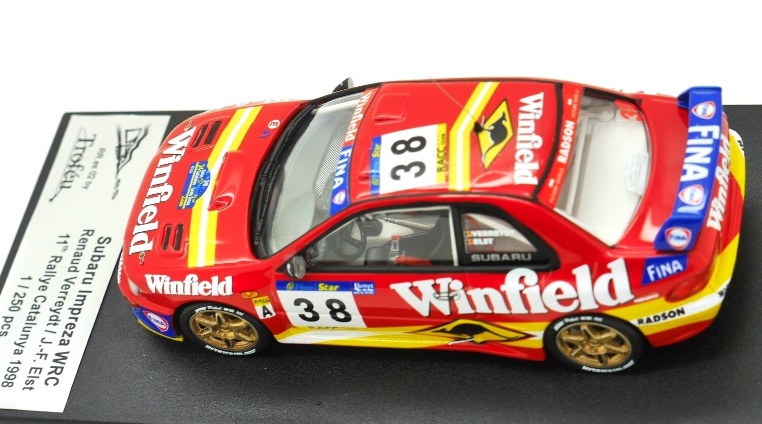 1998 Trofeu Subaru Impreza WRC R Verreydt/ J F Elst Rally