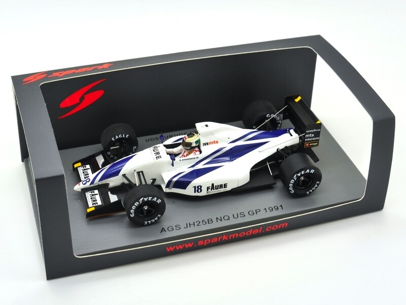 スパークモデル 1/43 AGS・JH25・フォード 1990年 ハンガリーGP