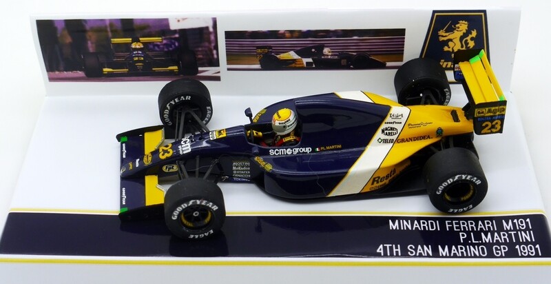 1991 Tameo Minardi M191 - P L Martini - San Marino GP 1/43 scale