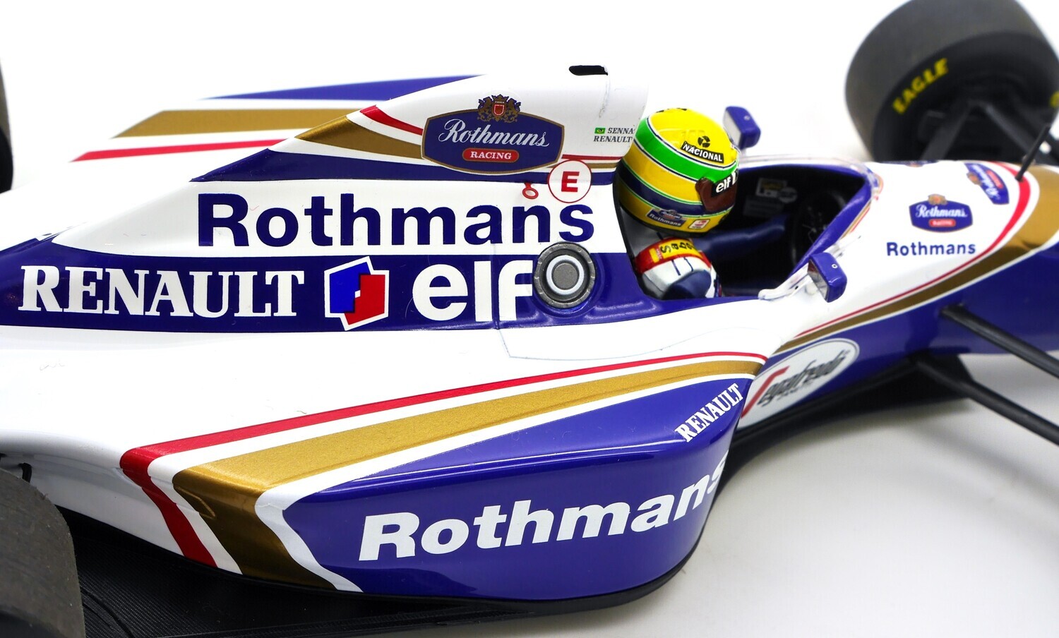ナマズ1/18 ウィリアムズ FW16 ウェザリング Rothmansセナ 1/18 ウィリアムズ FW16 パシフィックGP ロスマンズ A.セナ