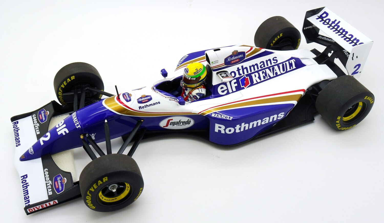 1/18　ウィリアムズ FW16 1994 D.クルサード　Rothmansロゴ 1/18 ウィリアムズ FW16 1994 D.クルサード Rothmansロゴ - メルカリ