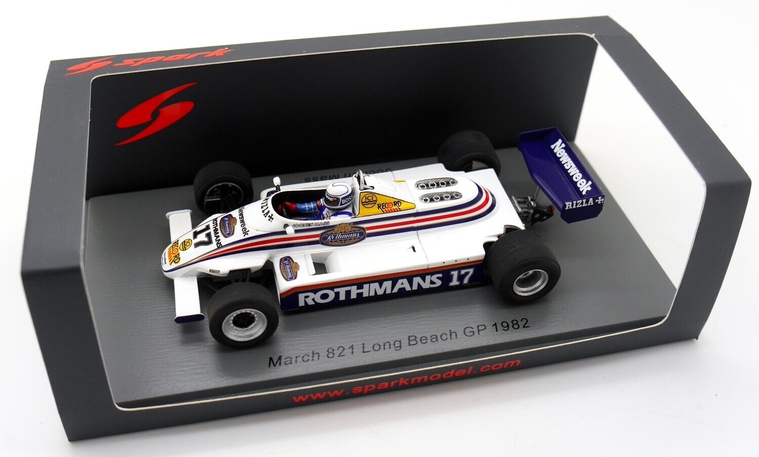 1982 Spark Rothmans March Ford 821 - J Mass - USA GP Long