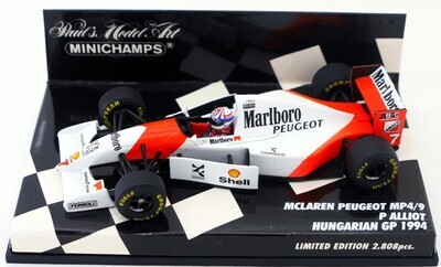 1994 Minichamps Marlboro McLaren MP4/9 P Alliot Hungarian GP 1/43